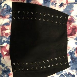H&M mini black skirt